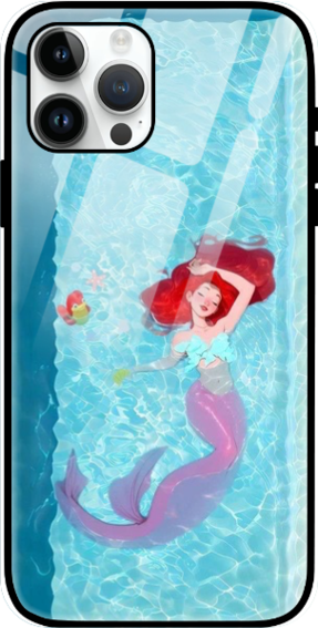 🧜‍♀️ Limited Edition: Enchanting Mermaid Dreams iPhone 14 Pro Glass Case