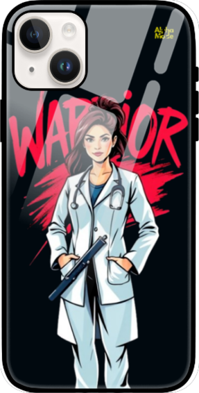 Limited Edition iPhone 14 Glass Back Cover - "WARRIOR" Theme