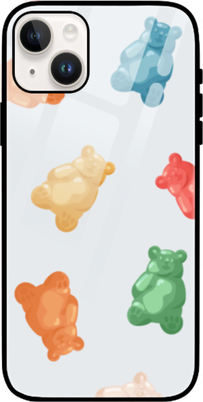 Limited Edition: Gummy Bears Glass Case for iPhone 14 🍬