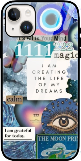 Mystic Dreams Collage - Limited Edition iPhone 15 Plus Glass Case