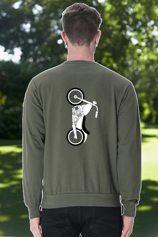 Limited Edition Unisex Sweatshirt - Olive Green | "Alpha Mode"